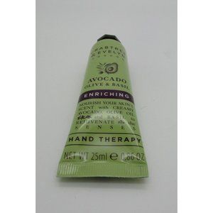 AVOCADO OLIVE & BASIL Crabtree & Evelyn Purse Sz Hand Therapy 0.86 oz Made in US